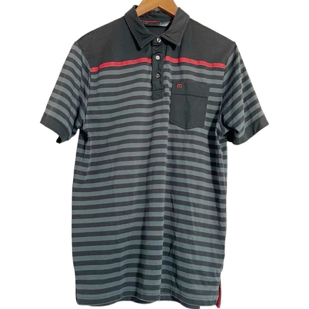 Travis Mathew Medium Polo Shirt Golf Athletic Short Sleeve